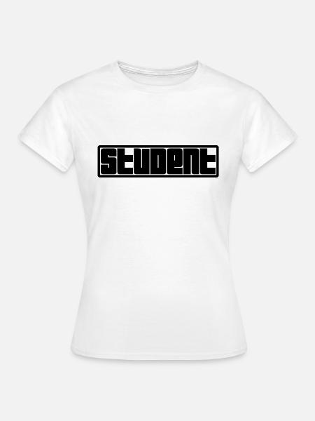 Student Logo - Frauen T-Shirt - Weiß