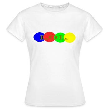 LOL - T-shirt Femme - blanc - Devant - AI Model Female 172 dark (172cm)