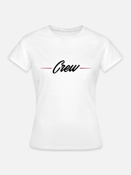 crew design - Frauen T-Shirt - Weiß