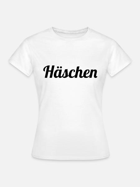 Häschen - Frauen T-Shirt - Weiß