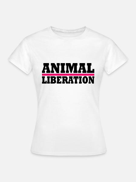 Animal liberation - Frauen T-Shirt - Weiß