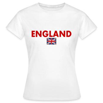 angleterre - T-shirt Femme - blanc - Devant - AI Model Female 172 dark (172cm)