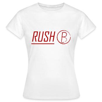 CS:GO RUSH B Schooter Gamer - T-shirt Femme - blanc - Devant - AI Model Female 172 dark (172cm)