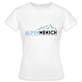 homme Alpine - T-shirt Femme - blanc - Devant - AI Model Female 172 dark (172cm)