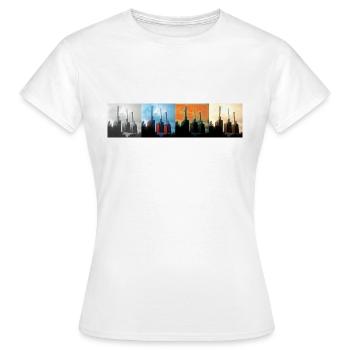 Hannover - Frauen T-Shirt - Weiß - Vorne - AI Model Female 172 dark (172cm)