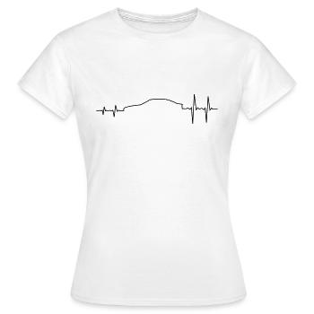 Sportwagen E36 Heckantrieb Pulsschlag - Frauen T-Shirt - Weiß - Vorne - AI Model Female 172 dark (172cm)