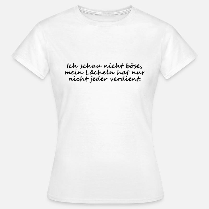 I do not look evil - Women's T-Shirt - white