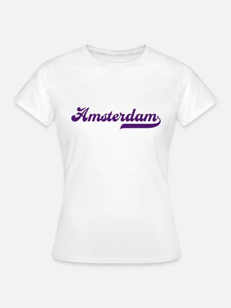 Amsterdam - Frauen T-Shirt - Weiß