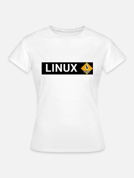 Linux Shirt - Frauen T-Shirt - Weiß