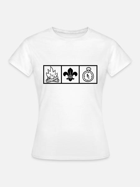 Pfadfinder / Pfadfinder - Frauen T-Shirt - Weiß