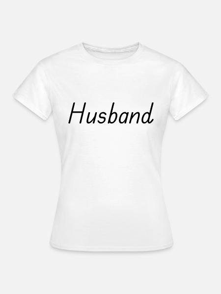 Ehemann – Paar-Handschrift - Frauen T-Shirt - Weiß