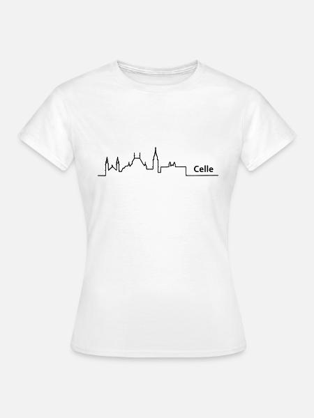 celle skyline - Women's T-Shirt - white