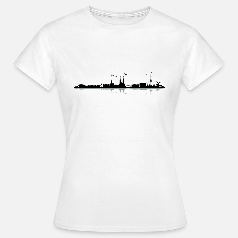 Bremen Skyline - Women's T-Shirt - white