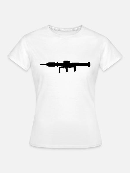Bundeswehr Panzerfaust 3 EX - Frauen T-Shirt - Weiß
