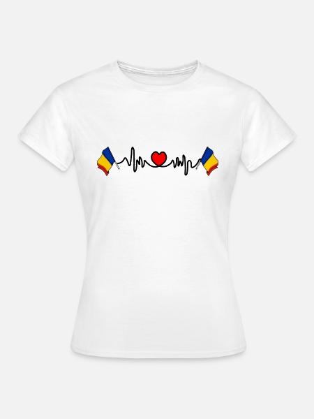 Herzfrequenz-Cardio für Tschad - Frauen T-Shirt - Weiß