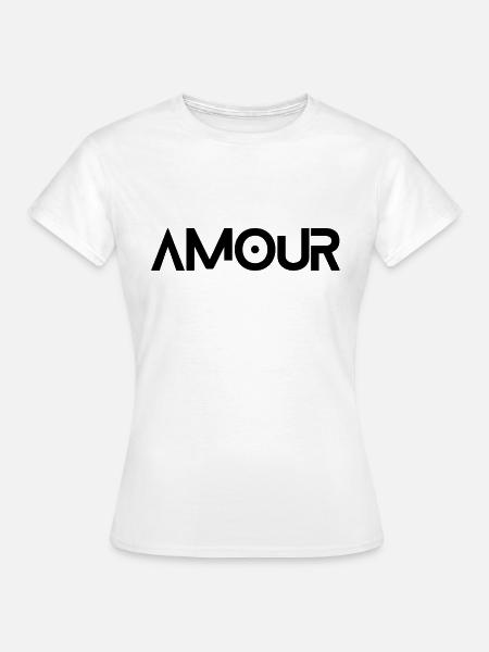 Amour - Frauen T-Shirt - Weiß
