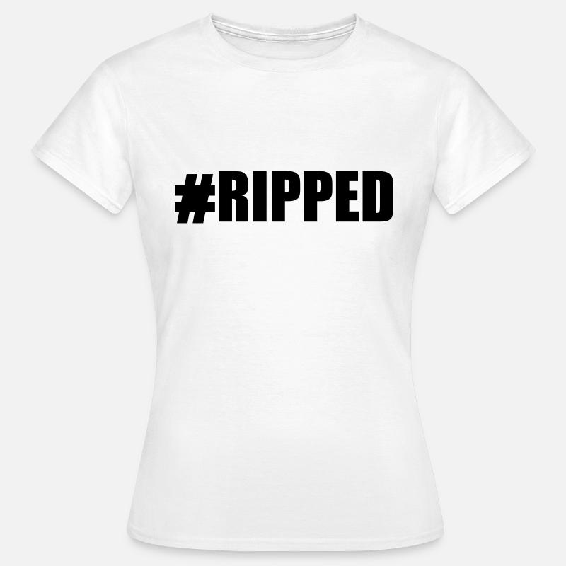 #Ripped - Women's T-Shirt - white