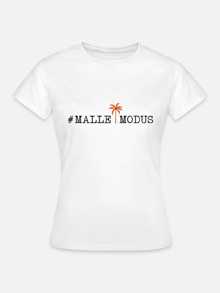 malle modus palme - Frauen T-Shirt - Weiß
