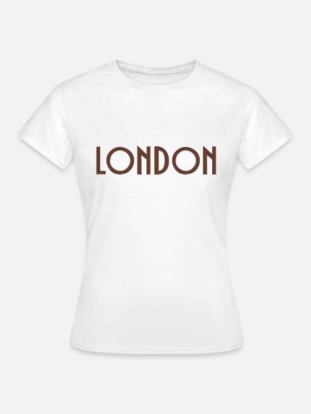 London - Frauen T-Shirt - Weiß