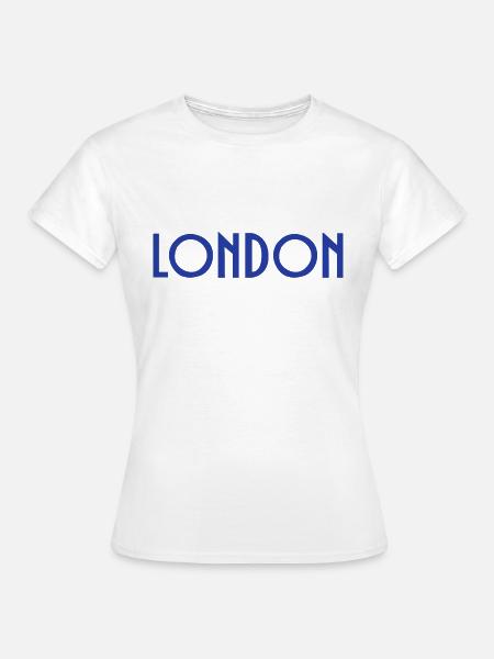 London - Frauen T-Shirt - Weiß