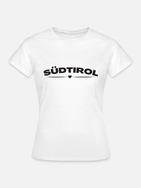 Südtirol Alpen Bella Italia Geschenkidee - Frauen T-Shirt - Weiß