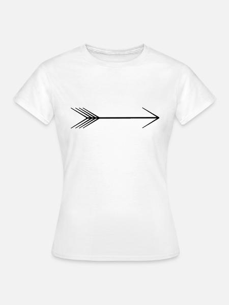 pfeil - Frauen T-Shirt - Weiß