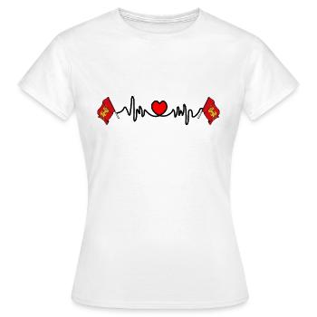 Cardio cardio pour l'Aquitaine - T-shirt Femme - blanc - Devant - AI Model Female 172 dark (172cm)