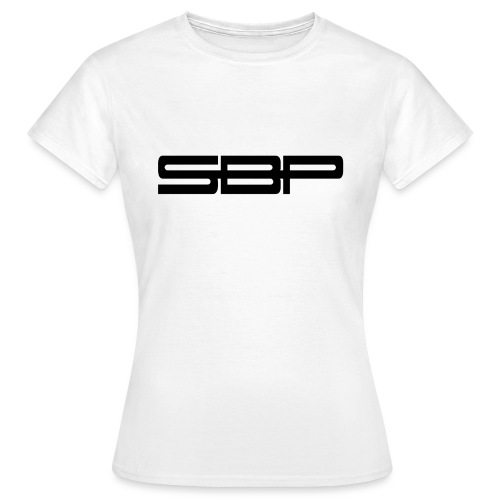 T-shirt white chest emblem black - Women's T-Shirt