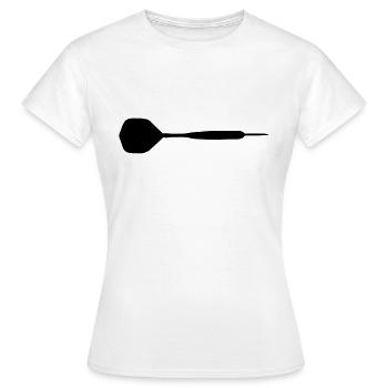 Dartpfeil - Frauen T-Shirt - Weiß - Vorne - AI Model Female 172 dark (172cm)