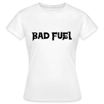 logo Bad carburant - T-shirt Femme - blanc - Devant - AI Model Female 172 dark (172cm)