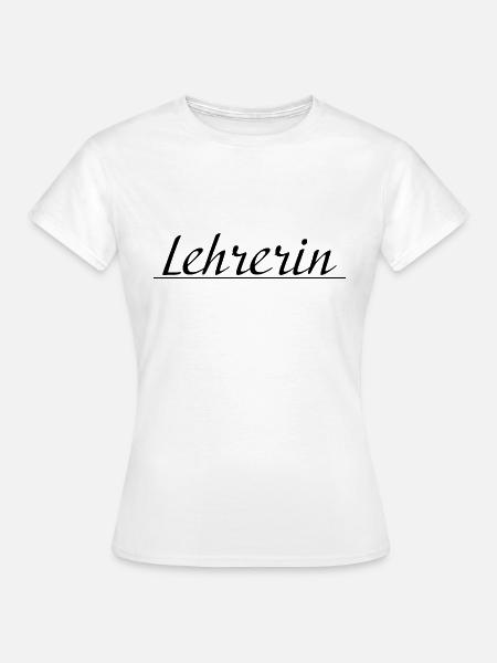 Lehrerin schwarz - Frauen T-Shirt - Weiß