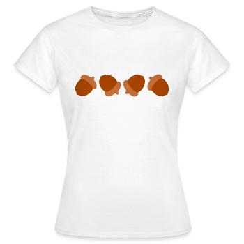 Glands - T-shirt Femme - blanc - Devant - AI Model Female 172 dark (172cm)