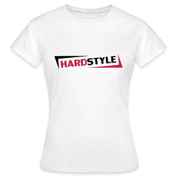Hardstyle - T-shirt Femme - blanc - Devant - AI Model Female 172 dark (172cm)