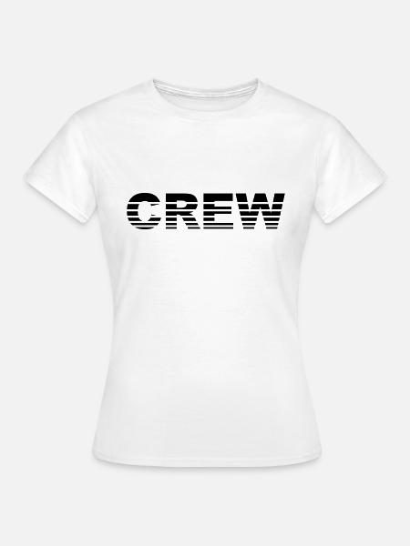 Crew - Frauen T-Shirt - Weiß