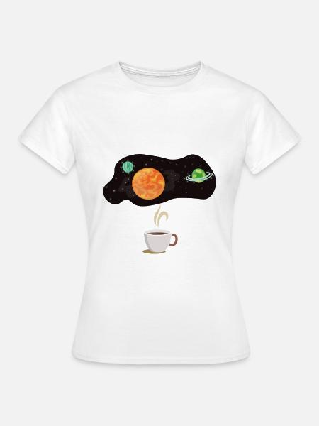 Universal coffee - Frauen T-Shirt - Weiß
