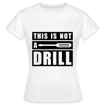 Ce n’est pas un exercice - T-shirt Femme - blanc - Devant - AI Model Female 172 dark (172cm)