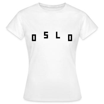 Oslo - T-shirt Femme - blanc - Devant - AI Model Female 172 dark (172cm)