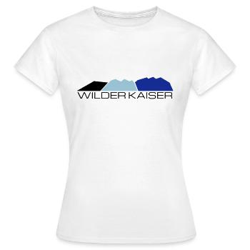 Wilder Kaiser - Frauen T-Shirt - Weiß - Vorne - AI Model Female 172 dark (172cm)