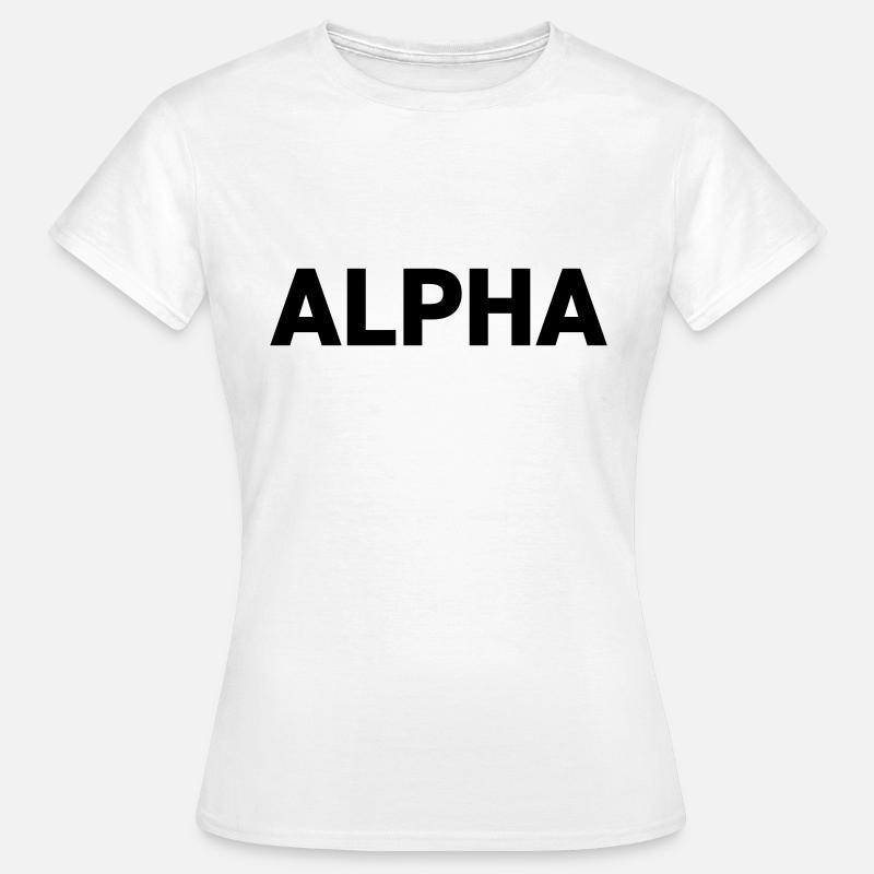 Alpha Dark Pack Rank - Women's T-Shirt - white