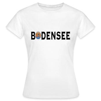 Lac de Constance - T-shirt Femme - blanc - Devant - AI Model Female 172 dark (172cm)