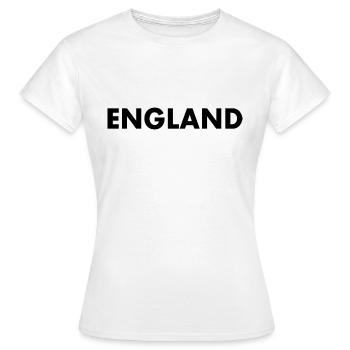angleterre - T-shirt Femme - blanc - Devant - AI Model Female 172 dark (172cm)