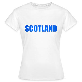 Schottland flagge - Frauen T-Shirt - Weiß - Vorne - AI Model Female 172 dark (172cm)
