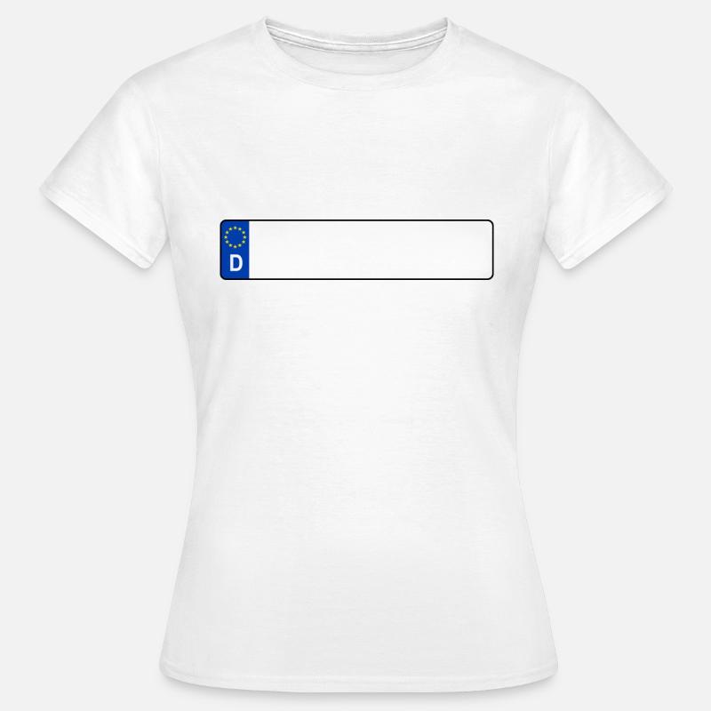 Registration D - Women's T-Shirt - white