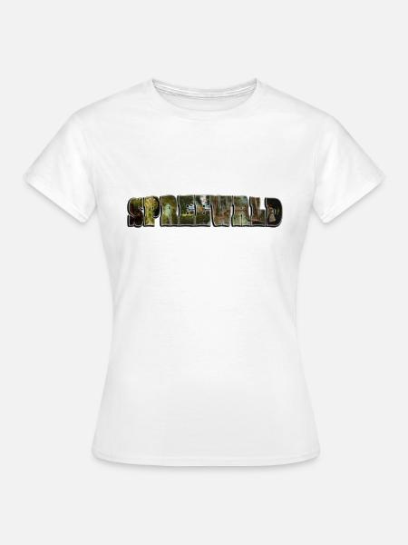 Spreewald Schriftzug 1 - Frauen T-Shirt - Weiß