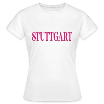 Stuttgart Old German - Women's T-Shirt - white - Front - AI Model Female 172 dark (172cm)