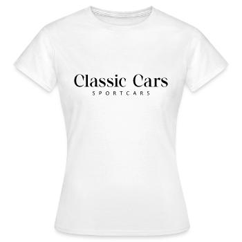 Classic Car - Sportcars - Frauen T-Shirt - Weiß - Vorne - AI Model Female 172 dark (172cm)