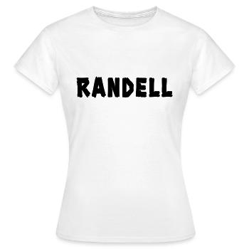 Randall - Frauen T-Shirt - Weiß - Vorne - AI Model Female 172 dark (172cm)