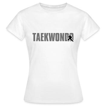 Taekwondo - Frauen T-Shirt - Weiß - Vorne - AI Model Female 172 dark (172cm)
