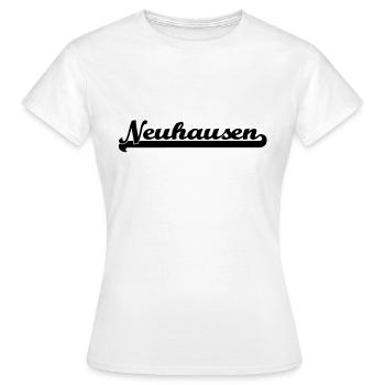 écrit neuhausen - T-shirt Femme - blanc - Devant - AI Model Female 172 dark (172cm)
