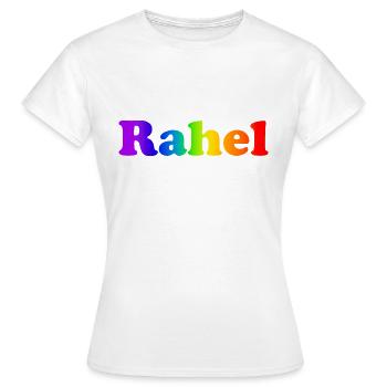 Rahel - Frauen T-Shirt - Weiß - Vorne - AI Model Female 172 dark (172cm)